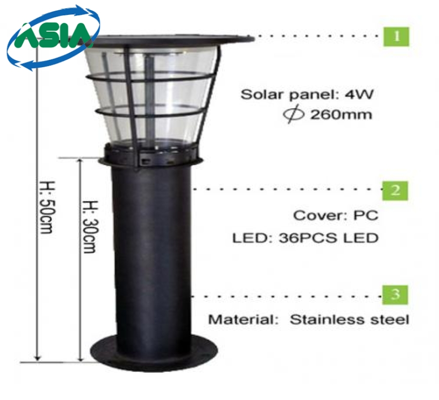 Đèn Sân Vườn ACSV.1306 - 60