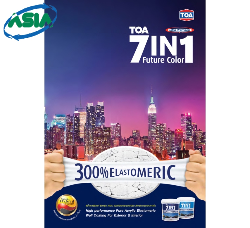 SƠN NGOẠI THẤT SIÊU CAO CẤP TOA 7 IN 1
