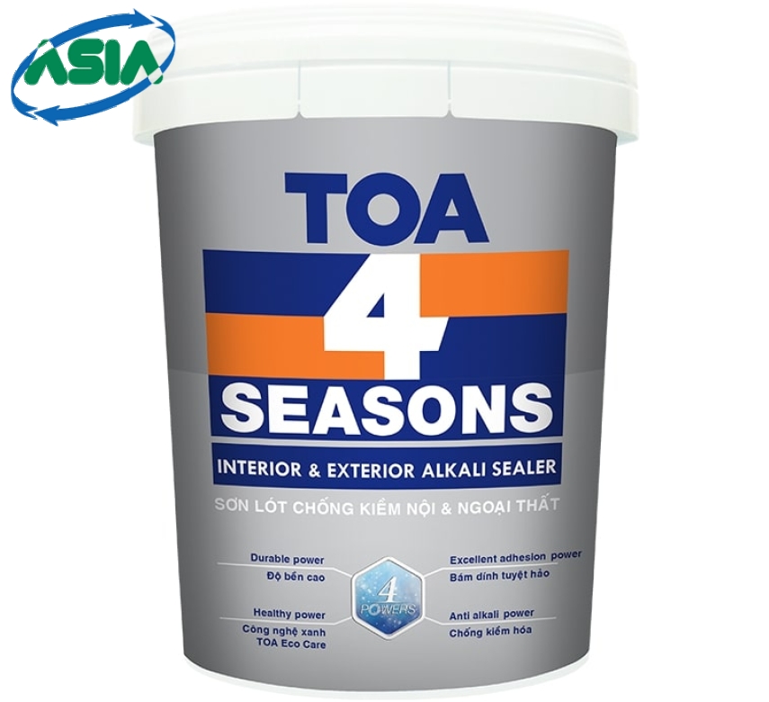 SƠN LÓT CHỐNG KIỀM NỘI - NGOẠI THẤT 4 SEASONS ALKALI SEALER