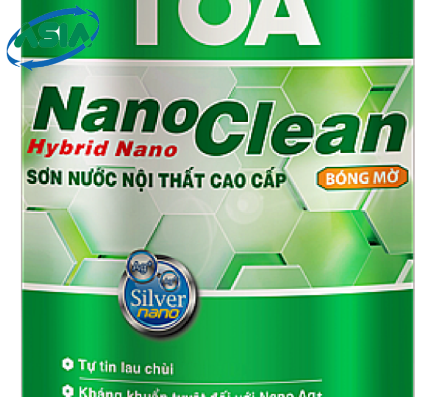SƠN NƯỚC NỘI THẤT CAO CẤP TOA NANOCLEAN