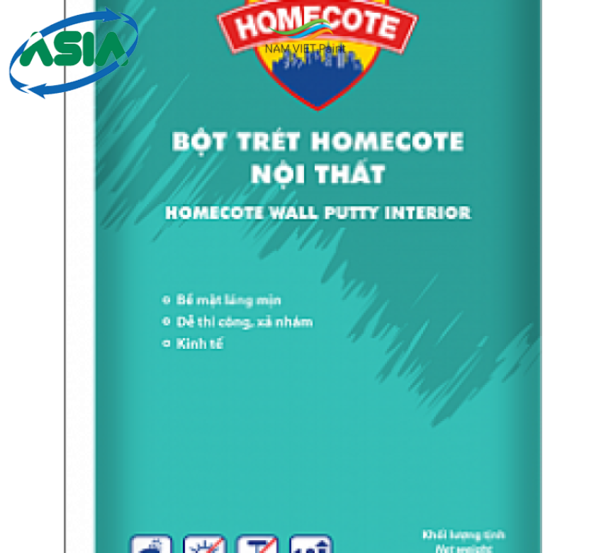 BỘT TRÉT HOMECOTE NỘI THẤT