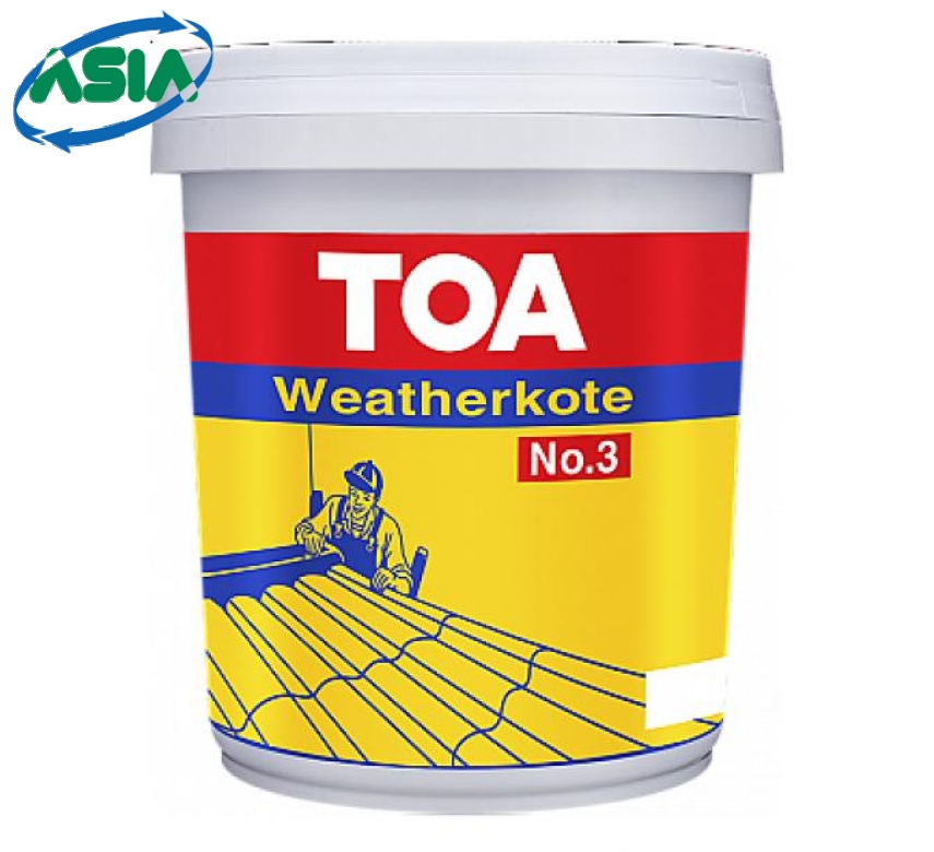 TOA WEATHERKOTE NO.3  CHỐNG THẤM NHŨ TƯƠNG - NHỰA ĐƯỜNG